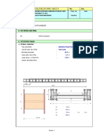 No: Rev: Calculation Sheet: Aashto The Bailey and Uniflote Handbook