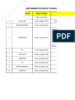 Jadwal Dan Bahan PH Kelas V Bulan Juli-Agustus 2021: NO. Muatan Pelajaran Hari/ Tanggal Bahan