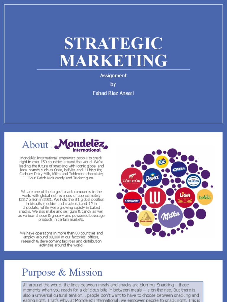 Mondelez International: Snacking Strategy Insights | PDF | Supply Chain ...