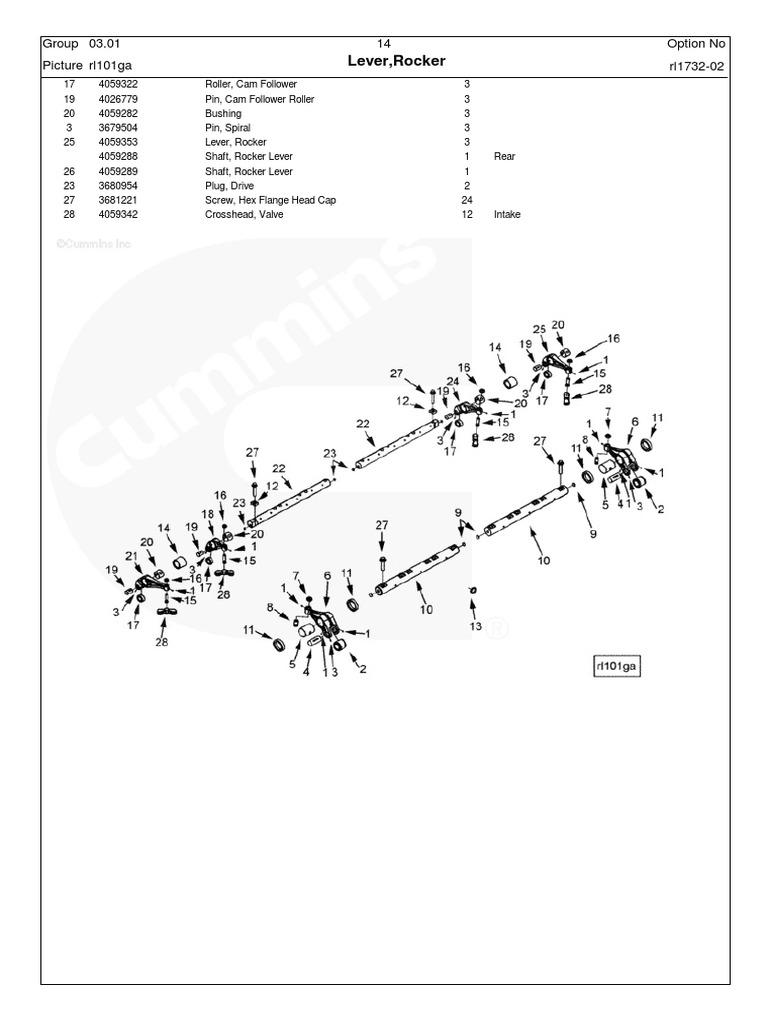 CUMMINS QSX15 Engine Parts Catalog 79007291 22 PDF