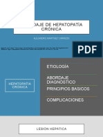 Abordaje de Hepatopatía Crónica: Alejandro Martínez Carreón