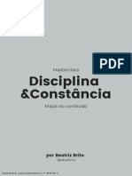 Disciplina &constância: Masterclass
