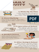 Green - Brown Neutral Work From Home Productivity List Infographic