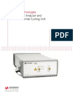 N7782B PER Analyzer and N7783B Thermal Cycling Unit: Keysight Technologies