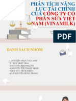Công Ty Cổ Phần Sữa Việt Nam (Vinamilk) : Nhóm 5 Môn: Thẩm Định Tín Dụng Gvhd: Phạm Minh Quyên