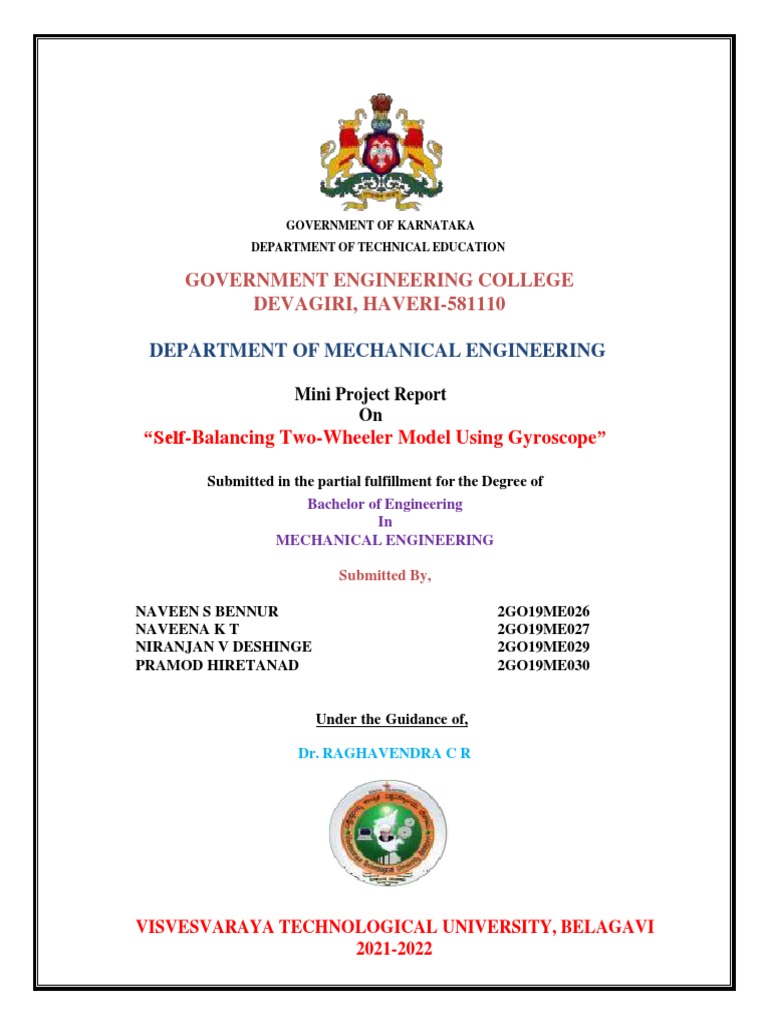 self balancing two wheeler