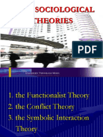 1.3 The Sociological Theories