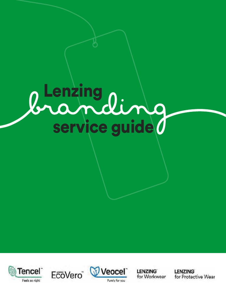 Lenzing service guide – lenzing branding services – FIOGN