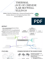 The Thermal Performance of Chinese Vernacular Skywell Dwellings