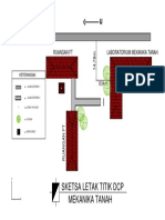 Laboratorium Mekanika Tanah Ruangan FT Sketsa Lokasi DCP