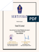 SERTIFIKAT Utami Tri Lestari