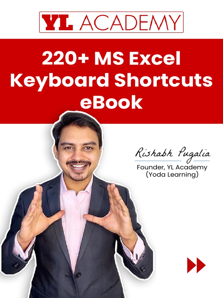 Ms excel shortcuts for beginner to advanced users pdf keyboard