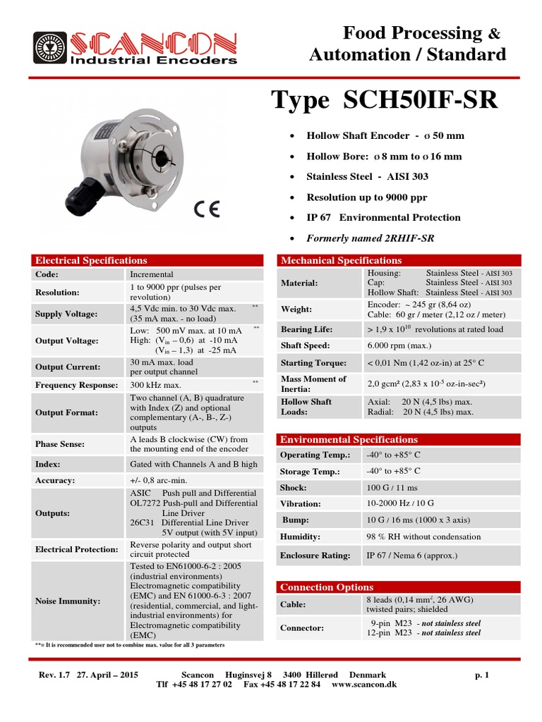 ENCODER Sch50ifSrSpecifications17 PDF