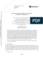 Stochastic Single Footfall Trace Model