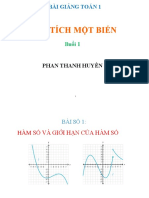 Giải Tích Một Biến