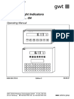 System Weight Indicators PR 1613/00, .. /04: Operating Manual