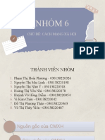 NHÓM 6 TRIẾT CMXH