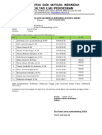 Surat Pengantar BKD Dari Fakultas