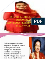 Politik Luar Negeri Indonesia Pada Masa Pemerintah Megawati