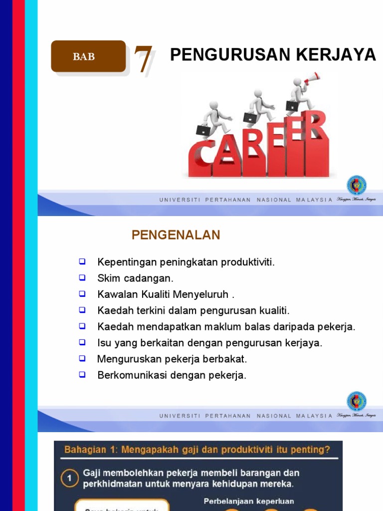 Bab 7 Pengurusan Kerjaya Dr Rogis Pdf