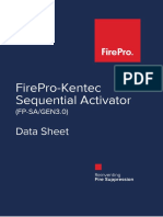 Firepro-Kentec Sequential Activator: Data Sheet