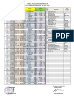 Jadwal Pelajaran Semester Genap Mts Fatahilah Pangkalan Tp. 2022-2023