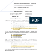 Pedagogías Y Tecnologías Emergentes (Parcial Didáctico) : Tecnologías para La Investigación en Educación Artística 2023-I