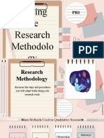 Writing The Research Methodolo Gy