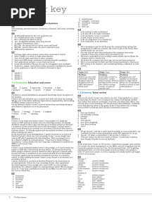 The Business Upper-Intermediate Answer Key