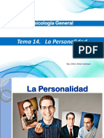 Tema 14. La Personalidad: Psicología General