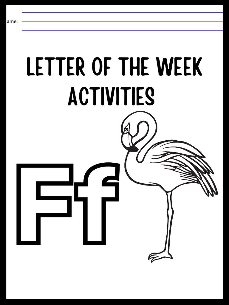 Letter Ff Activity Sheets