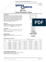 Dep7 SG Iron Excess Pressure Valve: Description