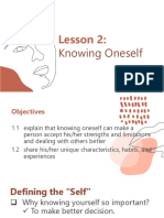 Lesson 2 Knowing Oneself