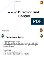 8.3 Traffic Direction and Control