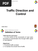 8.3 Traffic Direction and Control