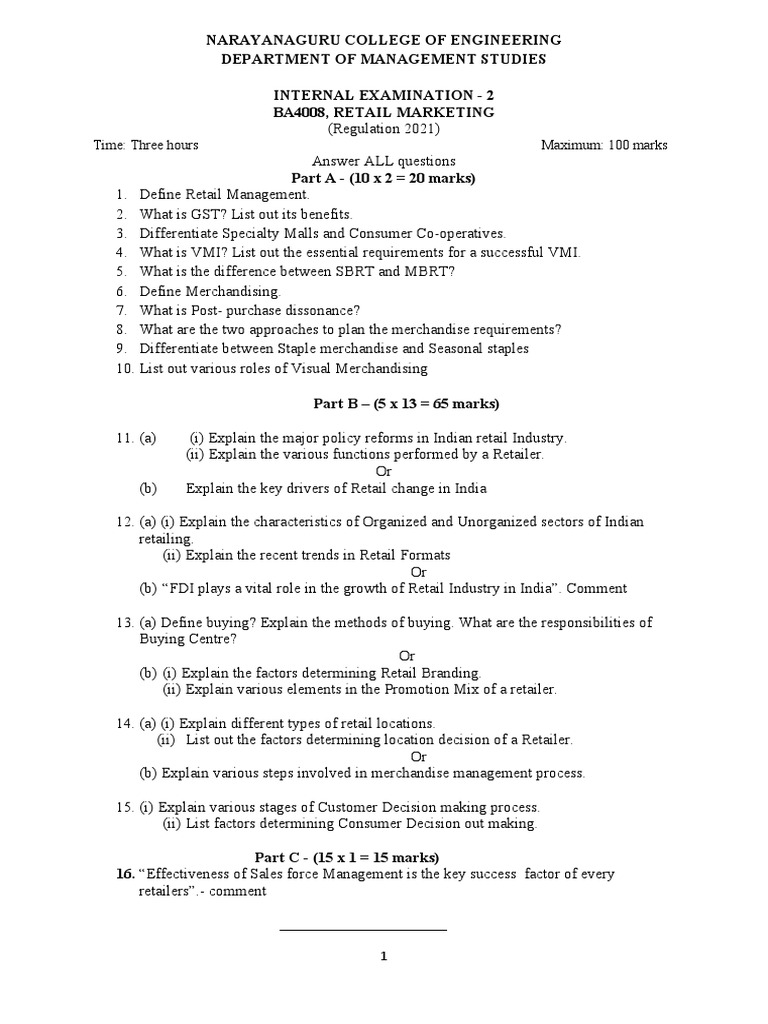 RM - 2 | PDF | Retail | Public Sphere