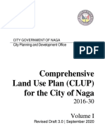 Comprehensive Land Use Plan (CLUP) For The City of Naga: City Planning and Development Office