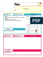 Lesson Plan PRE TEENS TARDE 20