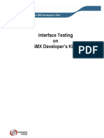 iMX Dev Kits Interface Testing