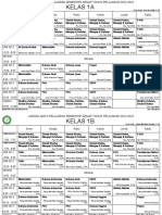 Jadwal Kelas Semester Genap - Ramadhan - 2023