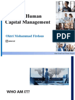 Strategic Human Capital Management: Oktri Mohammad Firdaus