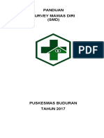 Pedoman Penyusunan Dokumen Akreditasi Puskesmas Buduran: Panduan Survey Mawas Diri (SMD)