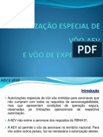 Regras para Autorização de Vôo Experimental (VExp) e Autorização Especial de Vôo (AEV) no Brasil