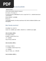 BAC CONCORDE Aircraft PERFORMANCE CALCULATIONS