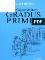 Resumo Curso Basico de Latim Gradus Primus Paulo Ronai