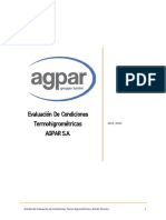 Informe Condiciones Termohigrometricas AGPAR