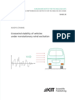 Crosswind Stability of Vehicle Under Nonstationary Wind Excitation