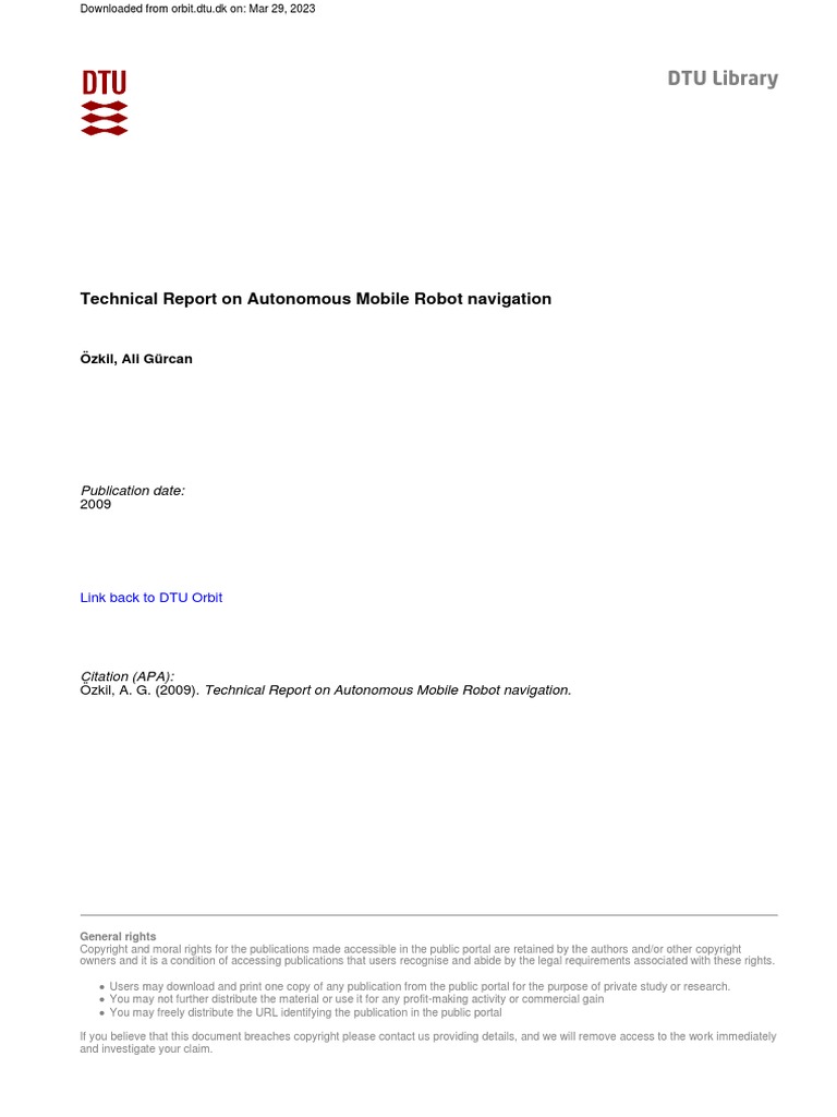 Mobile Robot Navigation System. | PDF | Kalman Filter