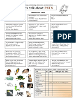 Lets Talk About Pets Activities Promoting Classroom Dynamics Group Form 2602