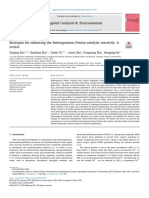 Viết Bc Strategies for Enhancing the Heterogeneous Fenton Catalytic Reactivity a Review